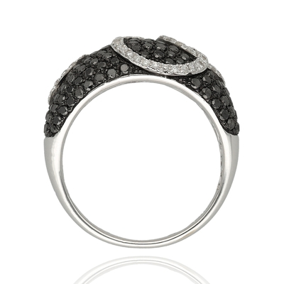 Fehér arany gyűrű 53-as méret (B20436_3I)